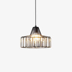 Crystal Drum Pendant Lamp – Sophisticated Modern Glass