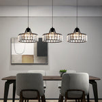 Crystal Drum Pendant Lamp – Sophisticated Modern Glass