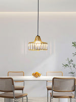 Crystal Drum Pendant Lamp – Sophisticated Modern Glass