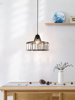 Crystal Drum Pendant Lamp – Sophisticated Modern Glass