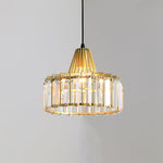 Crystal Drum Pendant Lamp – Sophisticated Modern Glass