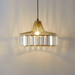 Crystal Drum Pendant Lamp – Sophisticated Modern Glass