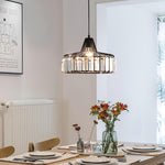 Crystal Drum Pendant Lamp – Sophisticated Modern Glass