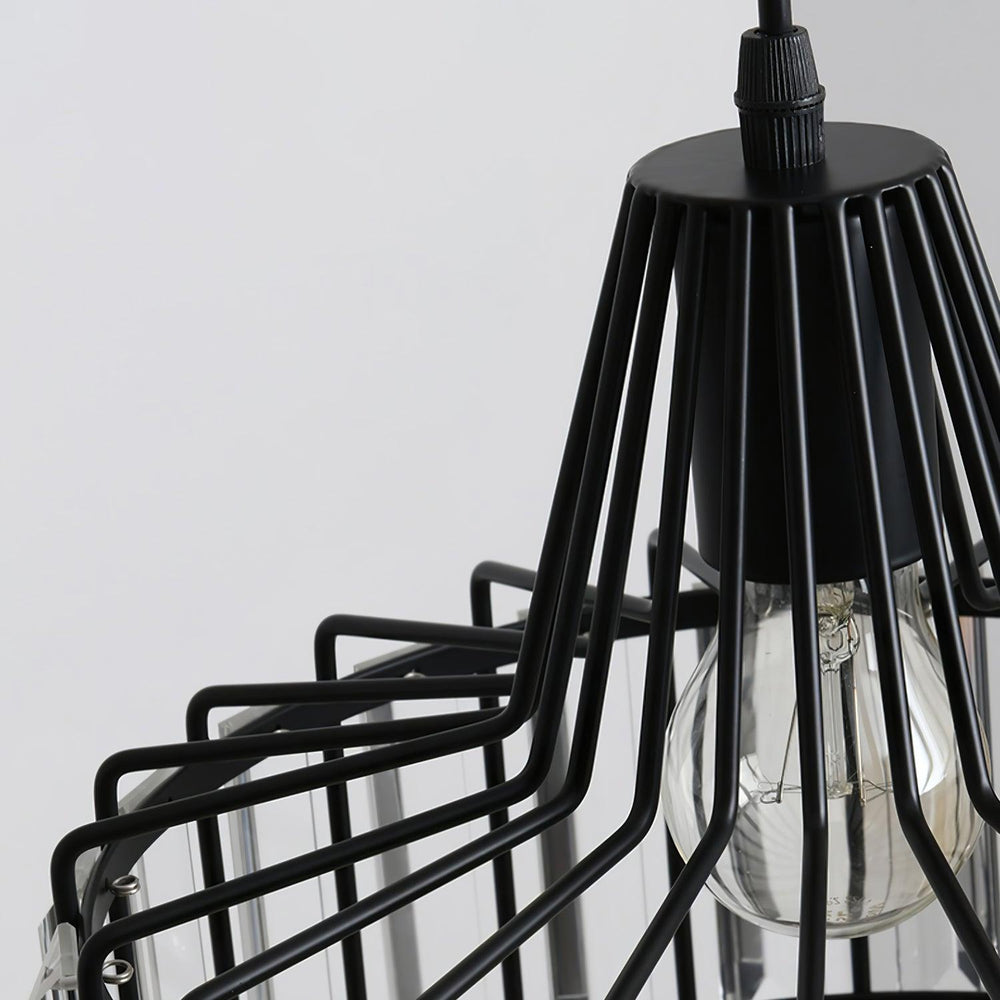 Crystal Drum Pendant Lamp – Sophisticated Modern Glass