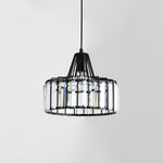 Crystal Drum Pendant Lamp – Sophisticated Modern Glass
