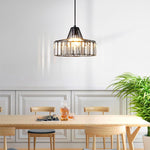 Crystal Drum Pendant Lamp – Sophisticated Modern Glass