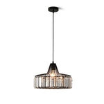 Crystal Drum Pendant Lamp – Sophisticated Modern Glass