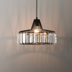 Crystal Drum Pendant Lamp – Sophisticated Modern Glass