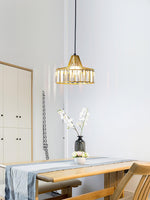 Crystal Drum Pendant Lamp – Sophisticated Modern Glass