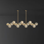 Crystal Glass Ball Chandelier