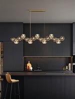Crystal Glass Ball Chandelier