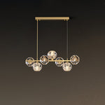 Crystal Glass Ball Chandelier