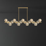 Crystal Glass Ball Chandelier