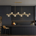 Crystal Glass Ball Chandelier