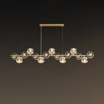Crystal Glass Ball Chandelier