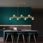 Crystal Glass Ball Chandelier