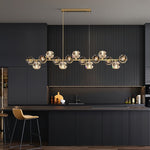 Crystal Glass Ball Chandelier