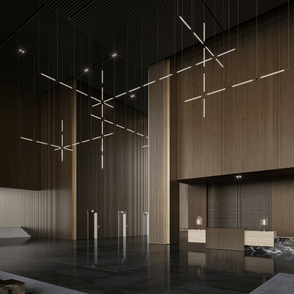 Crystal Grid Customize Chandelier