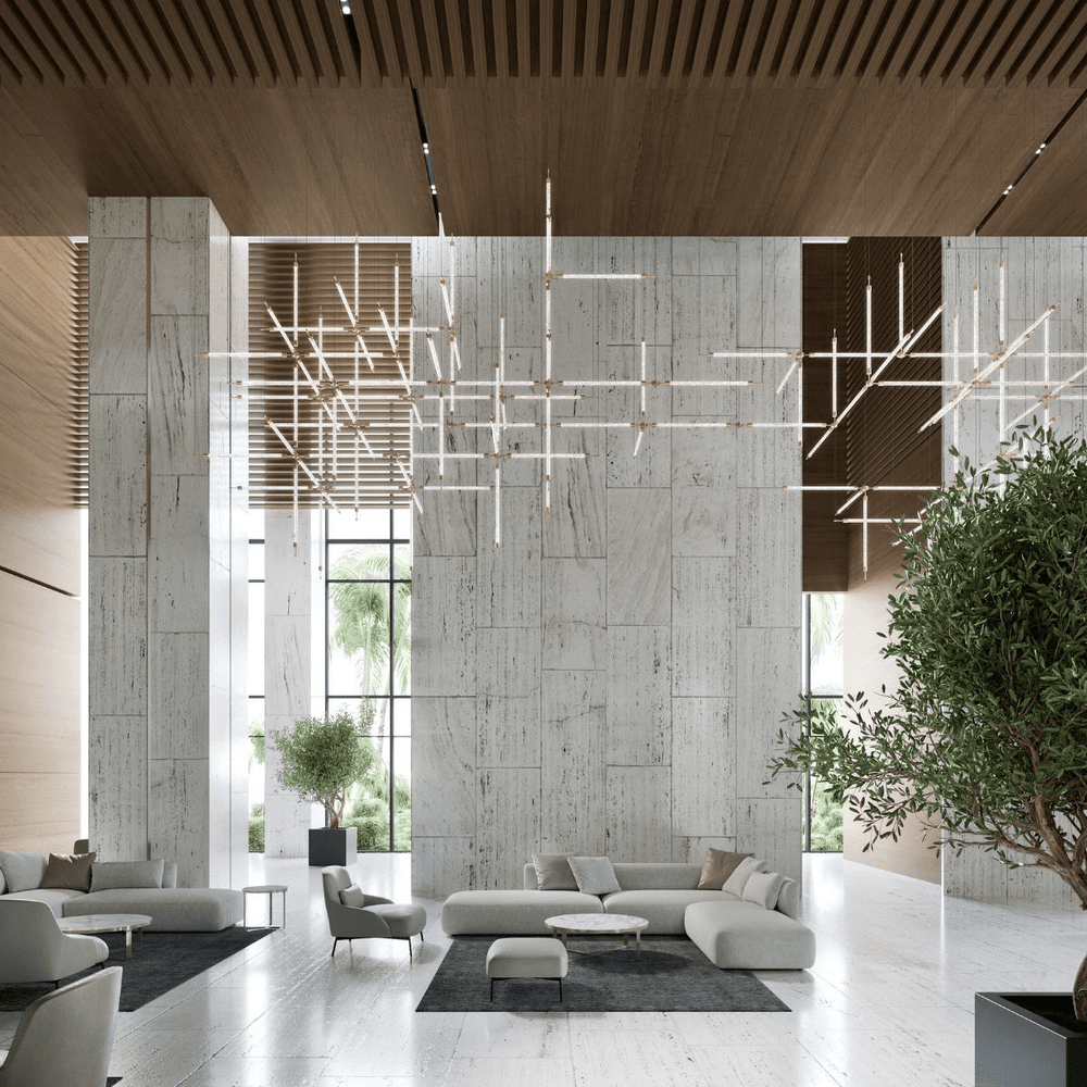 Crystal Grid Customize Chandelier