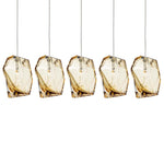 Crystal Rock Cluster Pendant Light