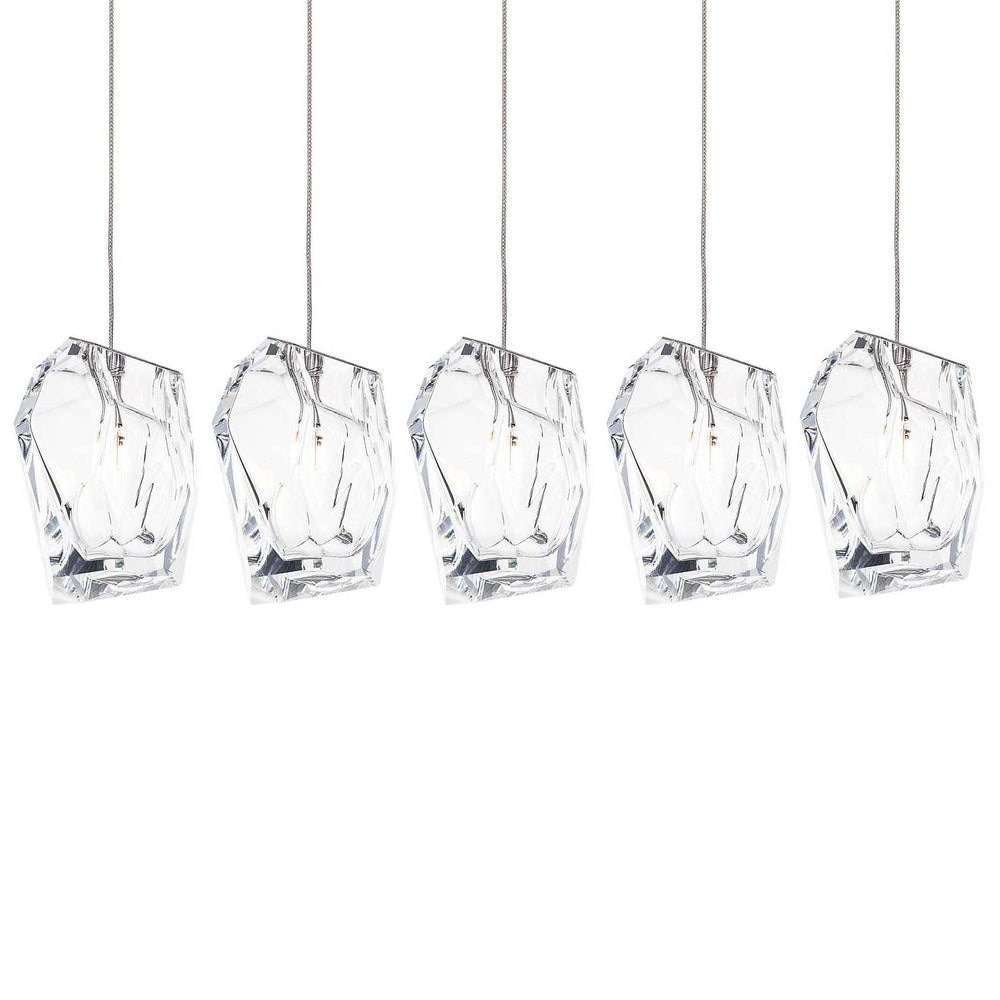Crystal Rock Cluster Pendant Light