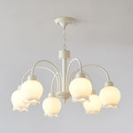 Curved Arm Bell Chandelier