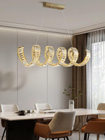 Curved LED Chandelier