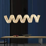 Curved LED Chandelier