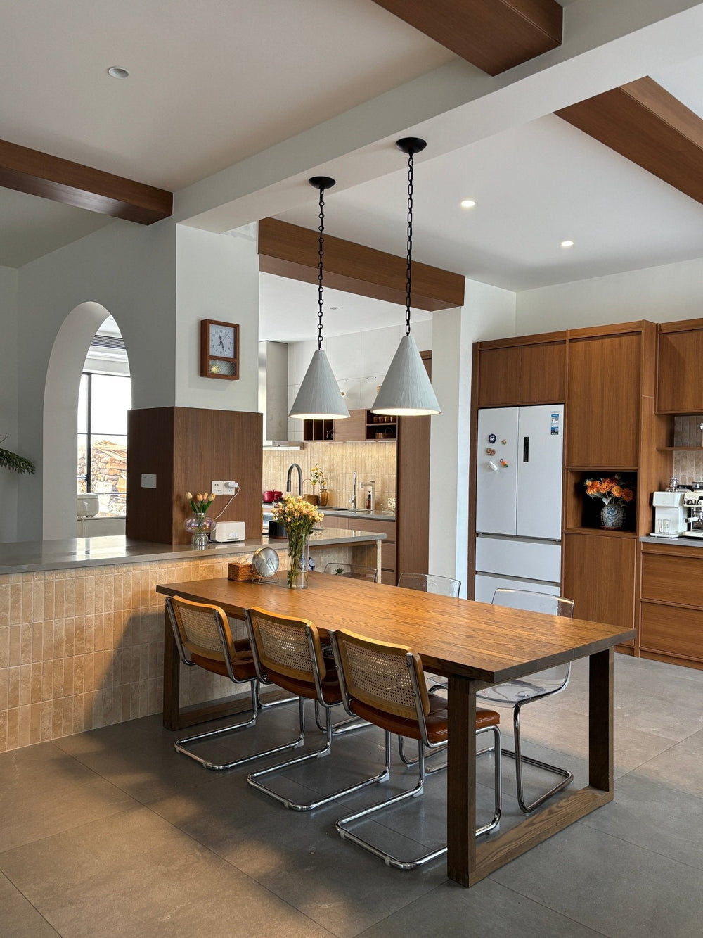 Cuspide Plaster Cone Pendant Light