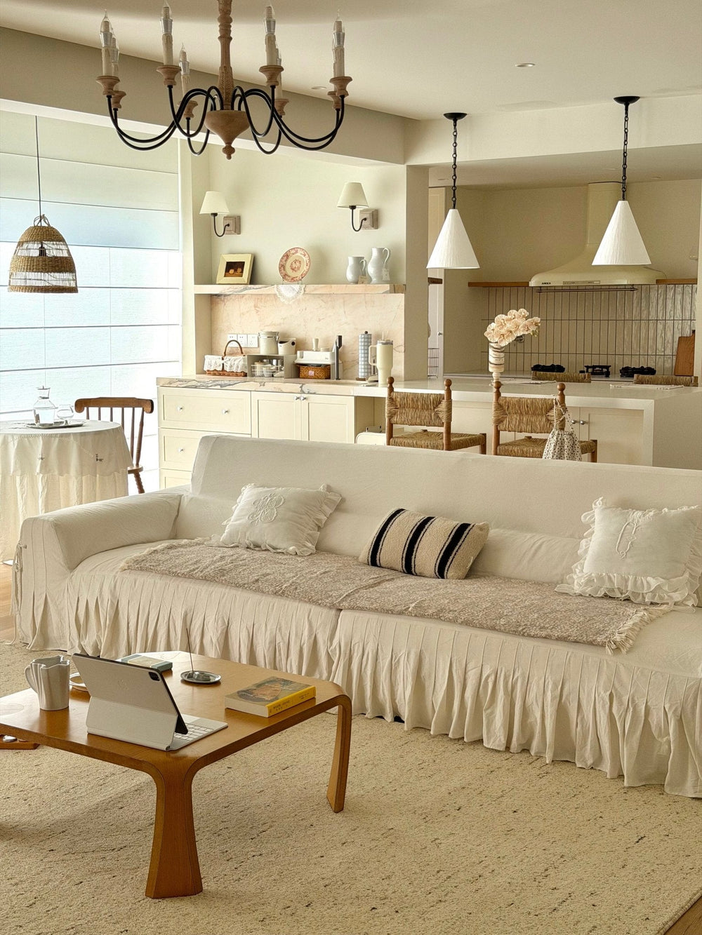 Cuspide Plaster Cone Pendant Light