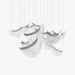 Bird Feather Wings LED Chandelier