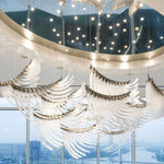 Bird Feather Wings LED Chandelier
