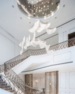 Bird Feather Wings LED Chandelier
