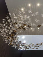 Tidal Art Glass Cluster Pendant – Sculptural Multi-Light