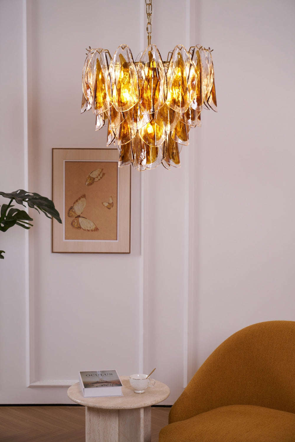 Solviva Glass Chandelier