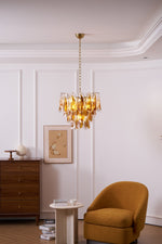 Solviva Glass Chandelier