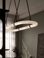 Circle Alabaster Chandelier