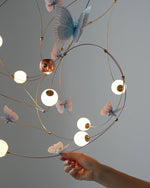 Flutter Orbit Butterfly Chandelier