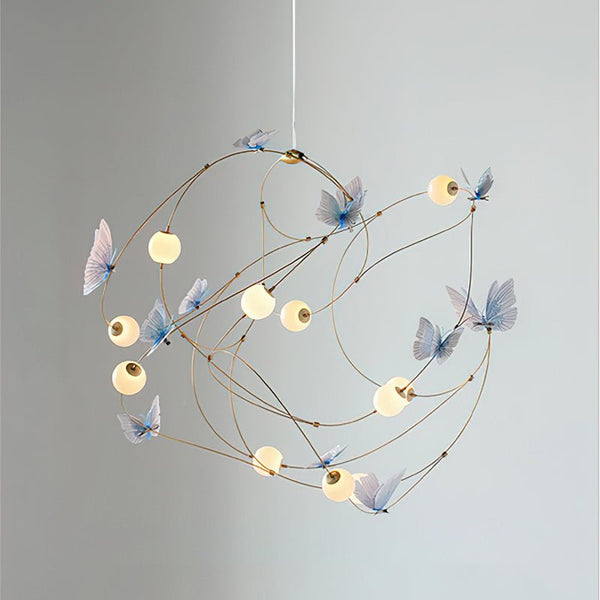 Flutter Orbit Butterfly Chandelier
