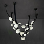 Dew Drops Alabaster Chandelier