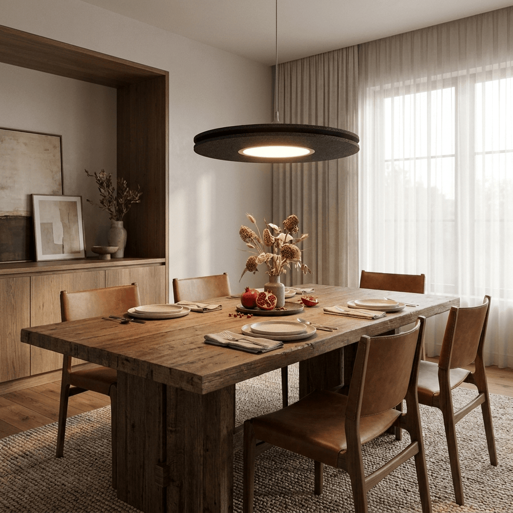Disc Acoustic Pendant Light