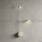Disc Base Dome Wall Sconce