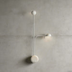 Disc Base Dome Wall Sconce