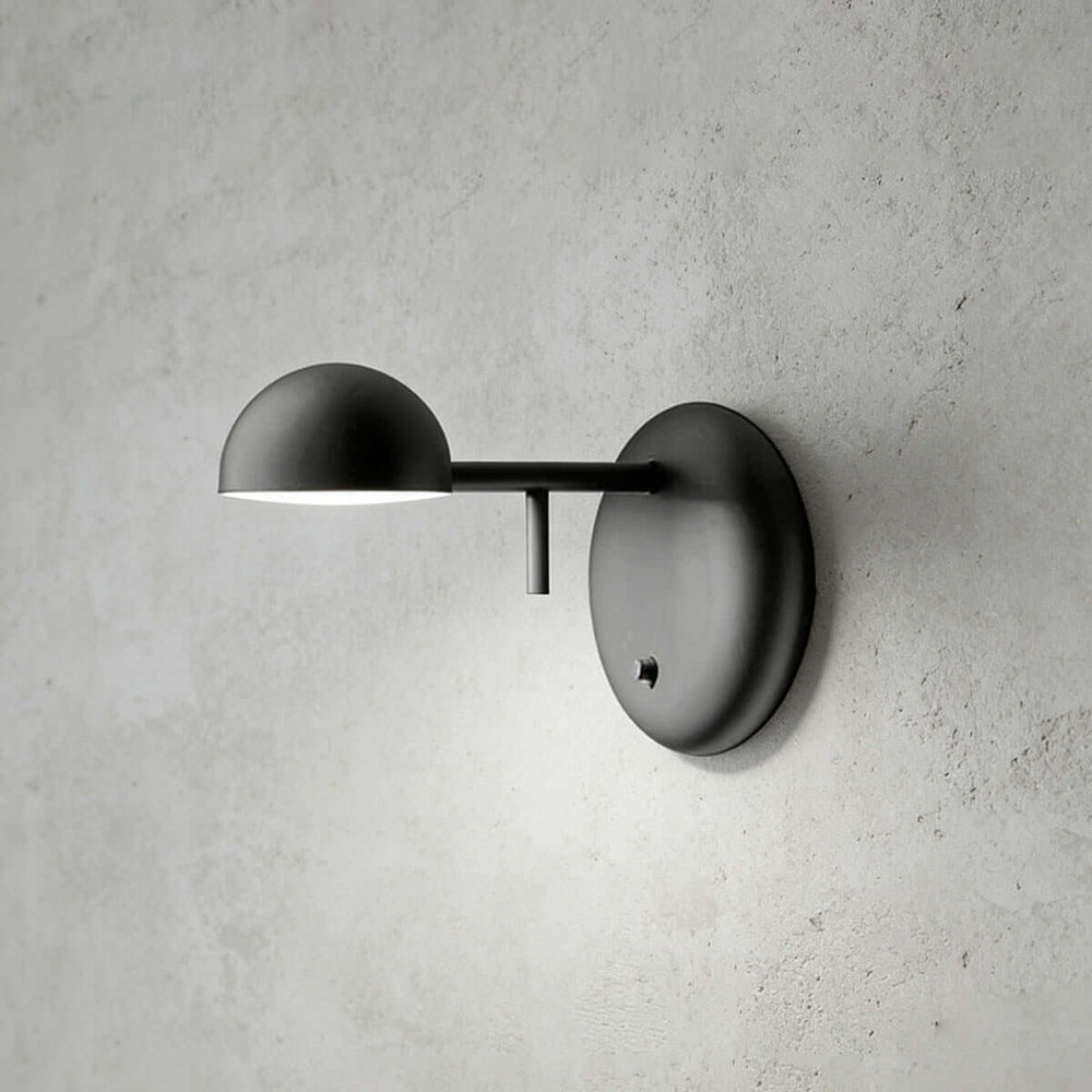 Disc Base Dome Wall Sconce