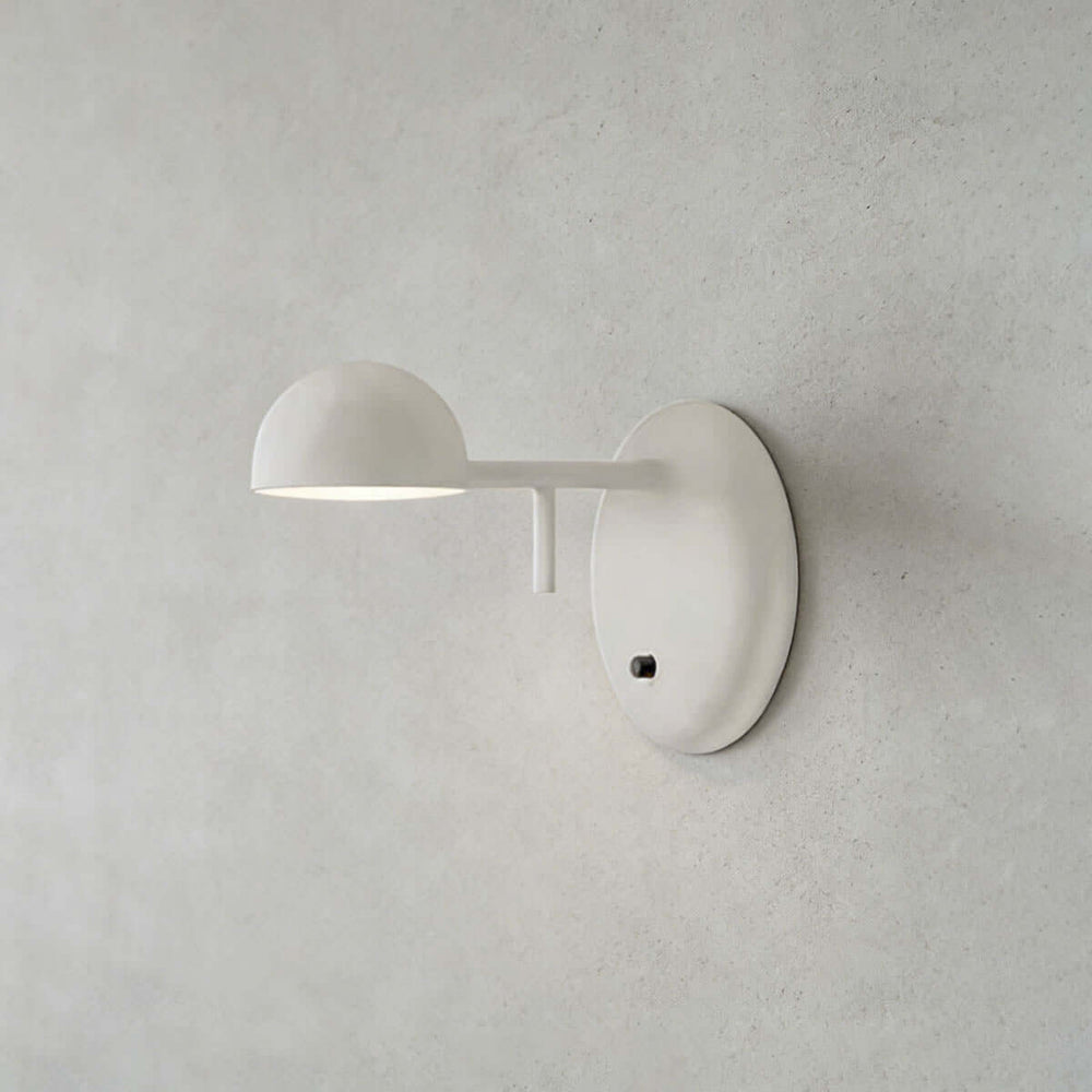 Disc Base Dome Wall Sconce