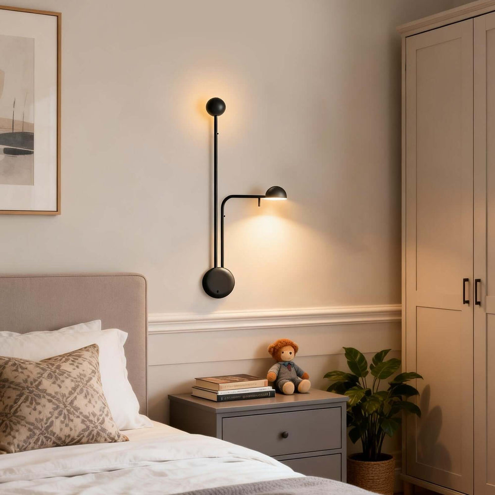 Disc Base Dome Wall Sconce