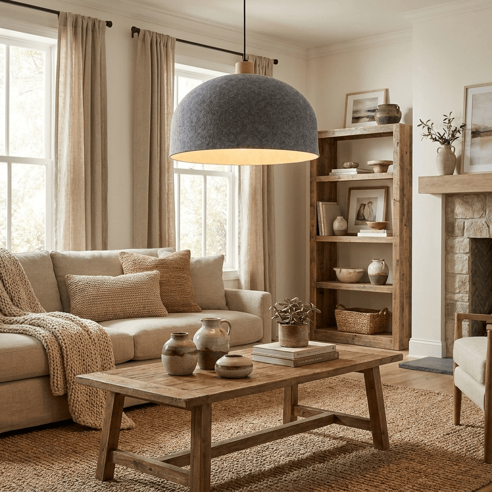 Dome Hat Acoustic Pendant Light