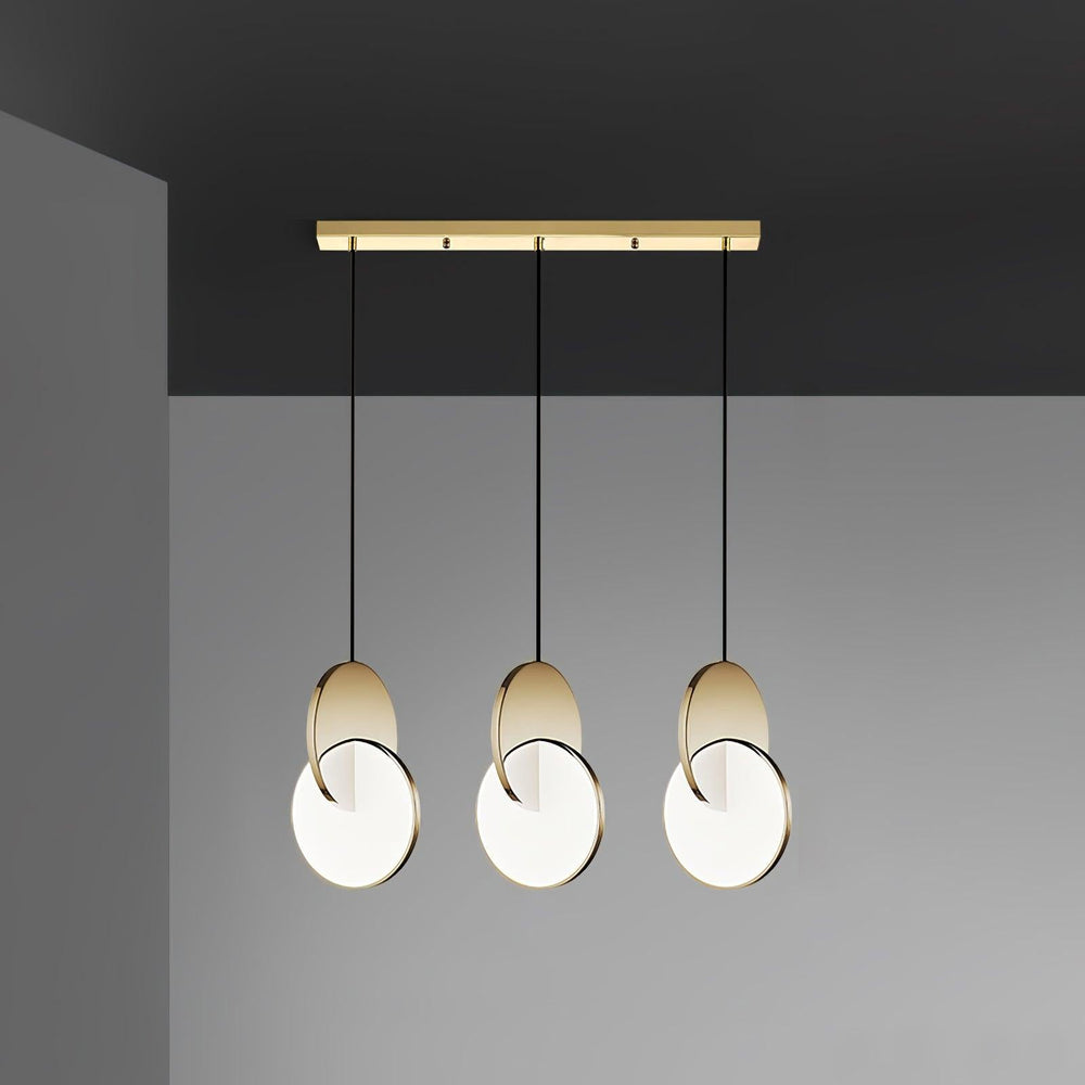 Double Disk Pendant Lamp