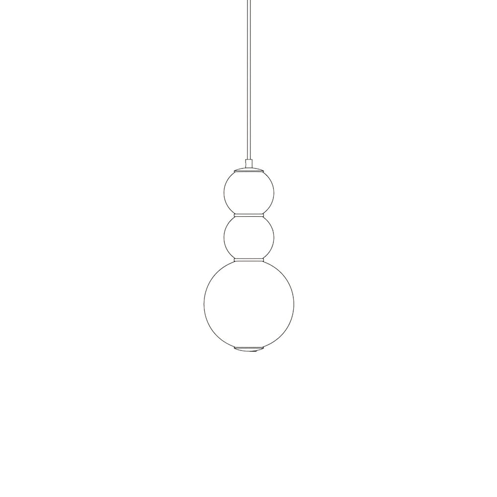 Double Globe Pendant Lamp
