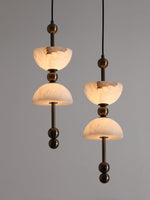 Duo Alabaster Pendant Lamp